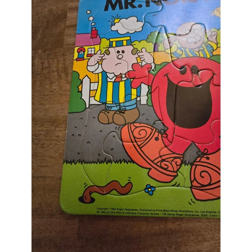 Vintage 1982 Mr Noisy Puzzle Mr Men Roger Hargreaves Price Stern Sloan‎ 80s Toy